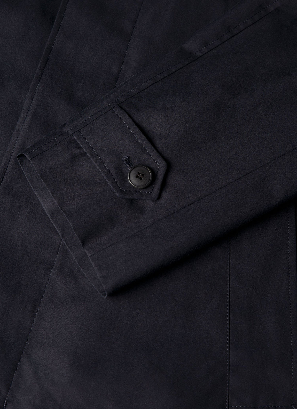 Men's Ventile Mac in Dark Navy