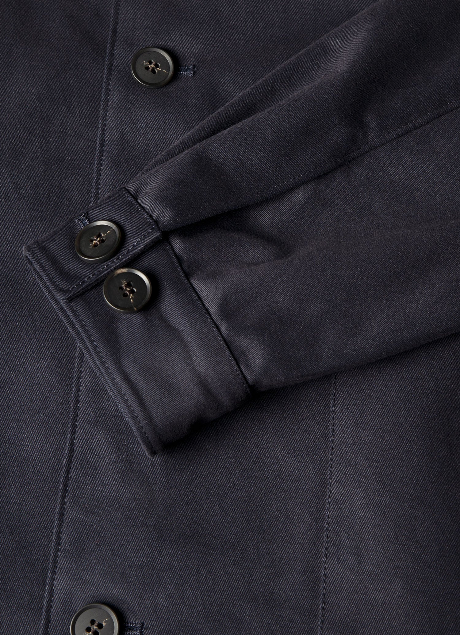 Men's Cotton Drill Chore Jacket in Navy