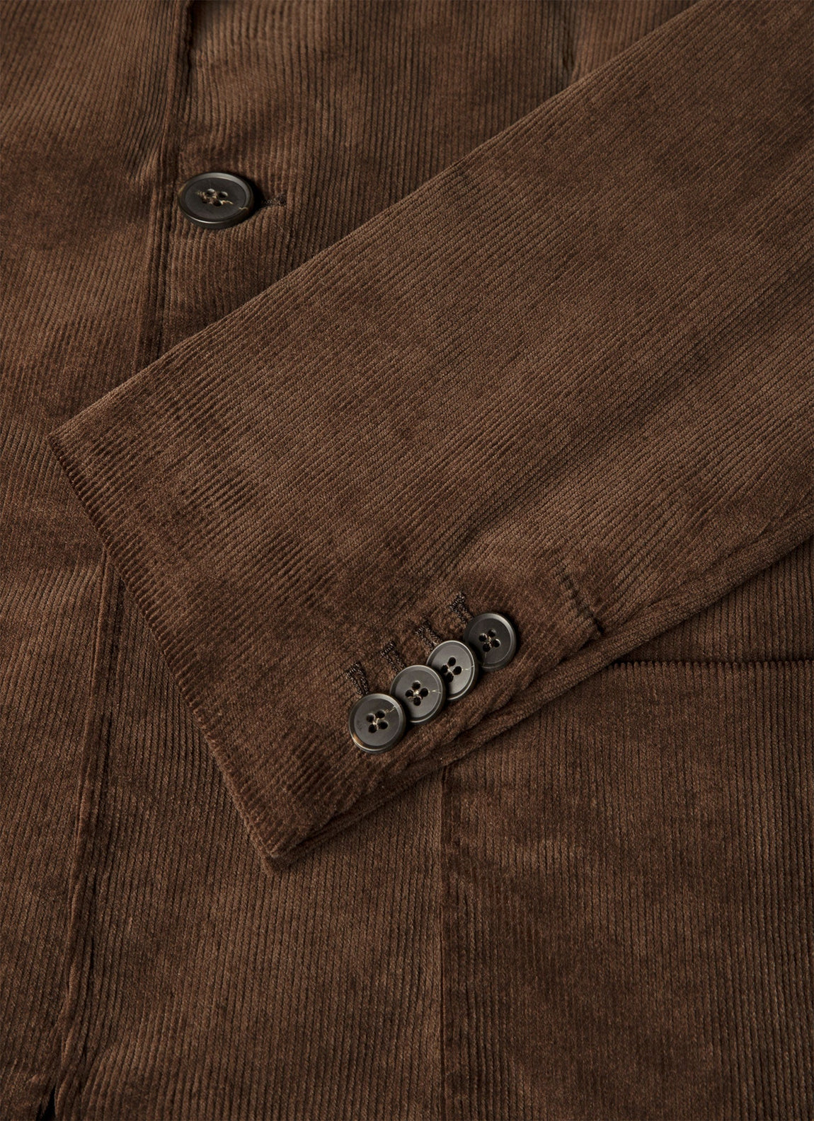 Men's Corduroy Blazer in Dark Chocolate