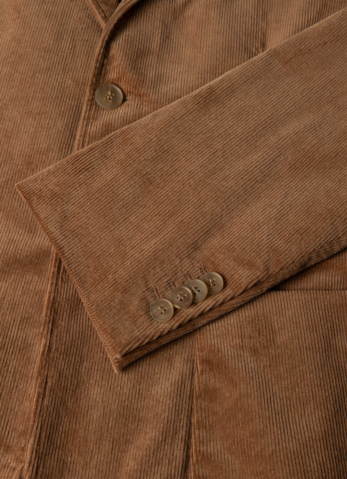 Men's Corduroy Blazer in Dark Beige