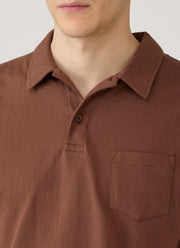 Men's Riviera Polo Shirt in Chestnut