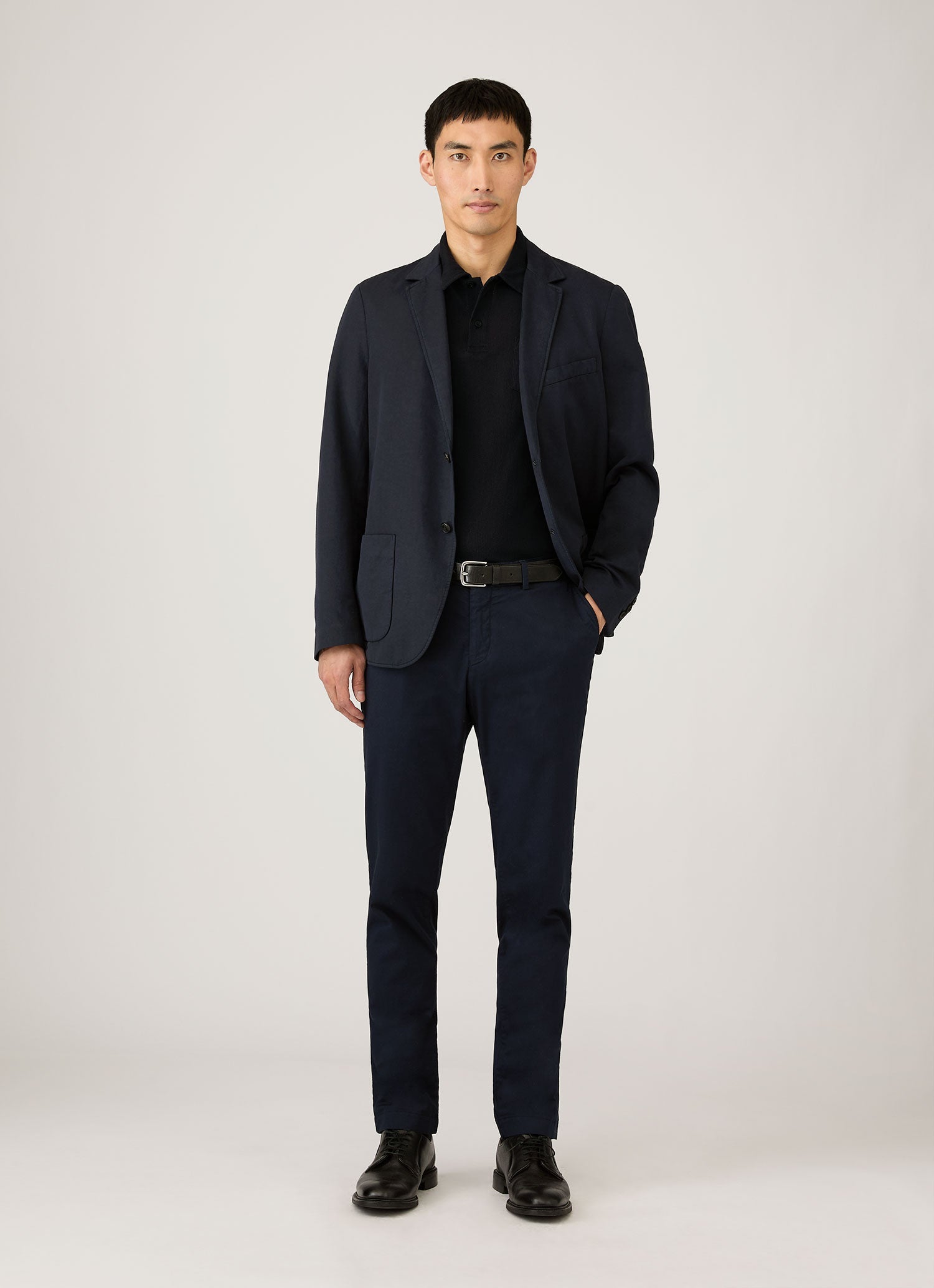 Men's Riviera Polo Shirt in Midnight Navy