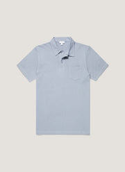 Men's Riviera Polo Shirt in Powder Blue