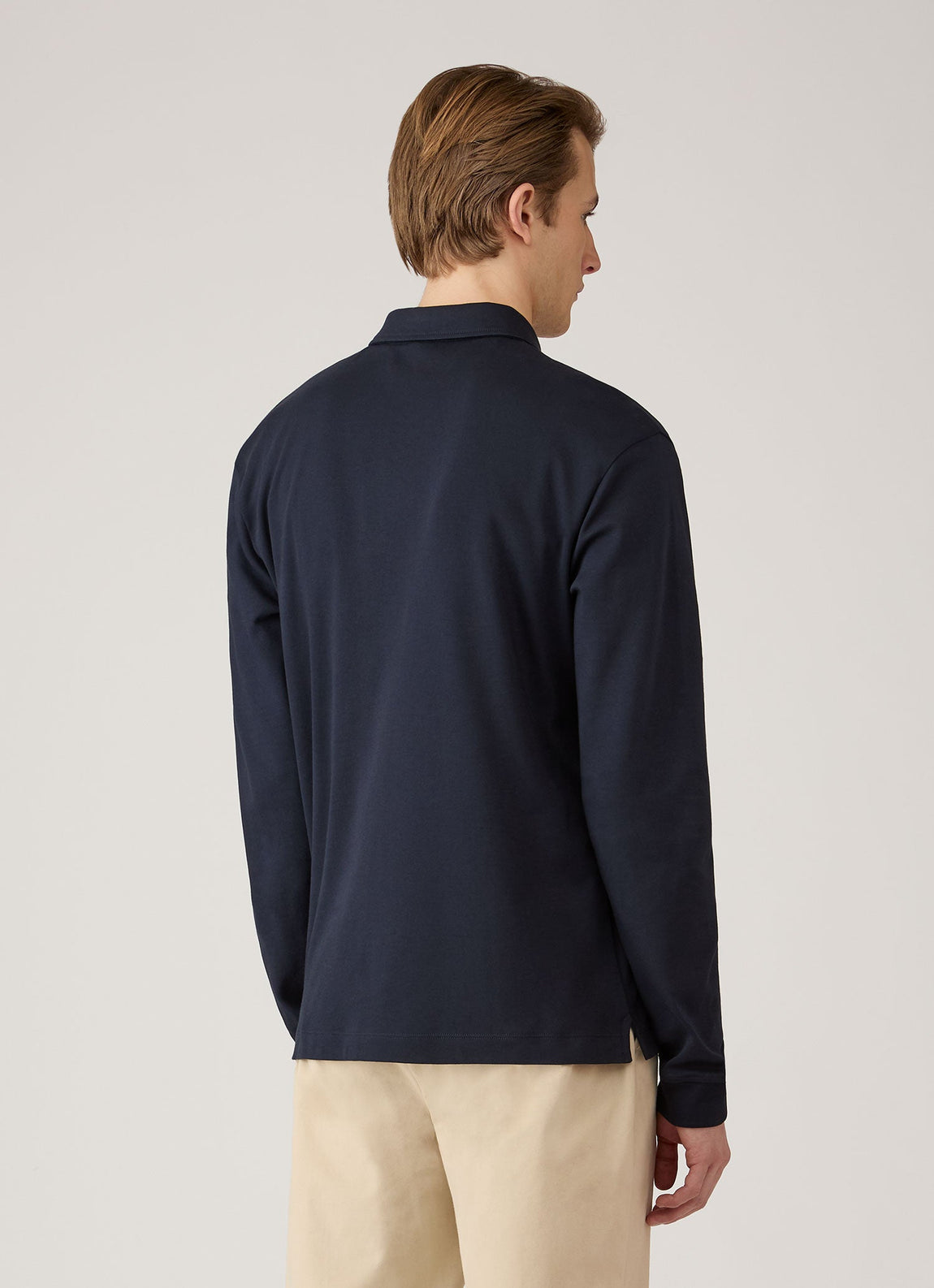 Men's Heavyweight Rugby Polo Shirt in Midnight Navy