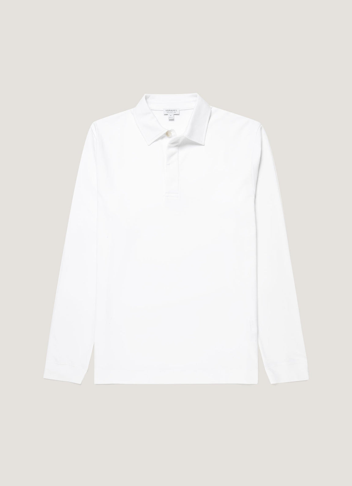 Men's Heavyweight Rugby Polo Shirt in White