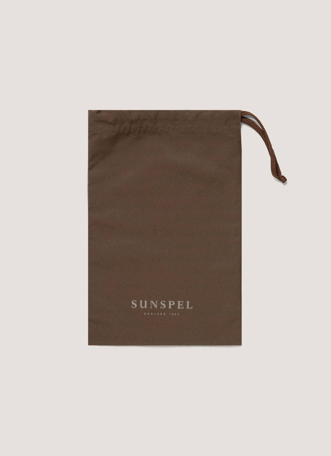Men's Drawstring Swim Shorts in Dark Walnut