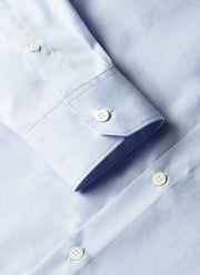 Men's Cotton Poplin Shirt in Light Blue