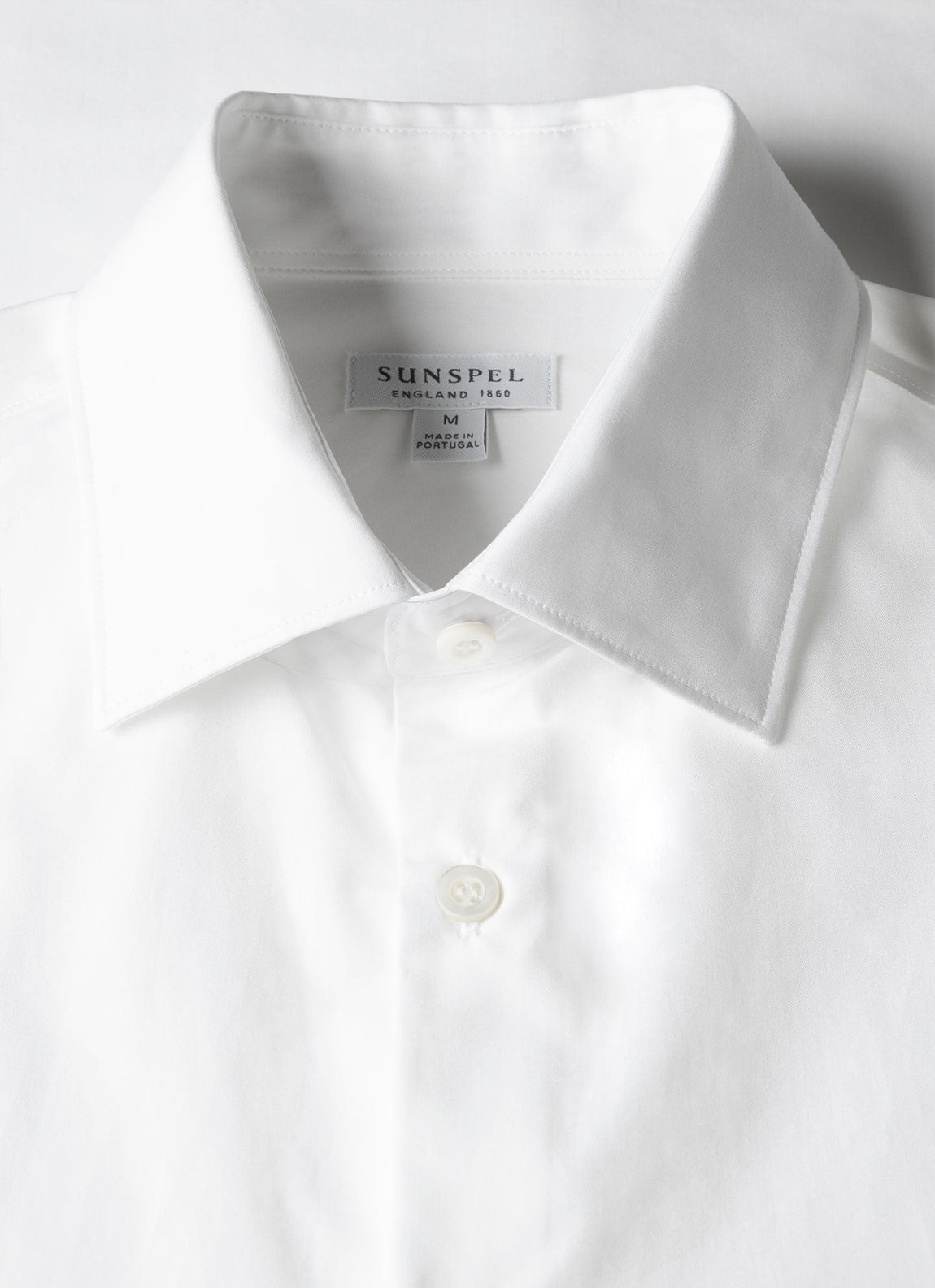Men's Cotton Poplin Shirt in White