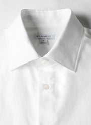 Men's Cotton Poplin Shirt in White
