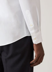 Men's Cotton Poplin Shirt in White