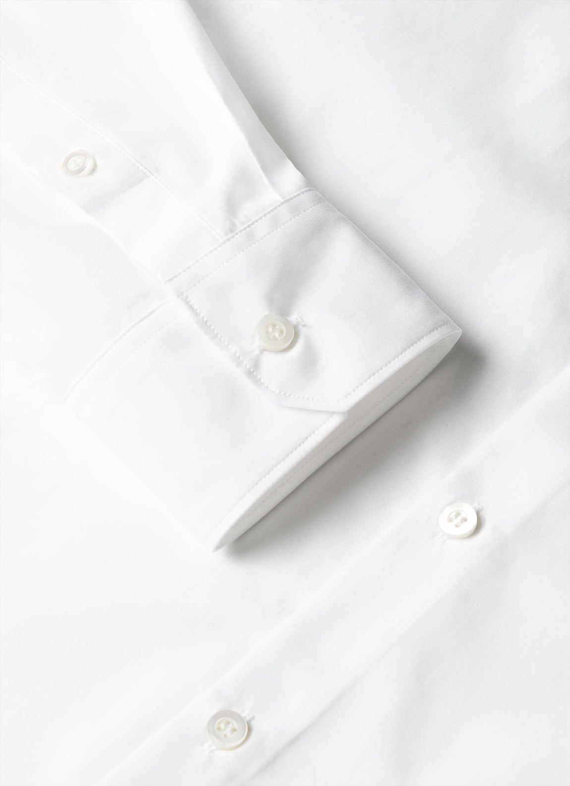 Men's Cotton Poplin Shirt in White