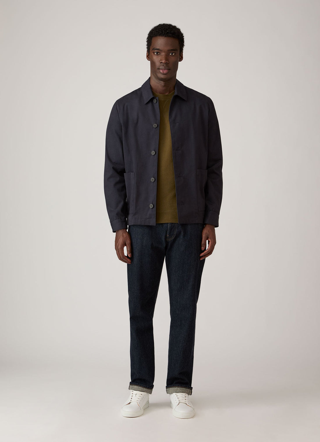 Men's Loopback Sweatshirt in Loden Green