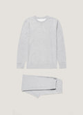 Men's Loopback Tracksuit in Grey Melange