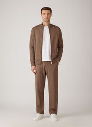 Men's Supima Loopback Sweatpants in Dark Cedar