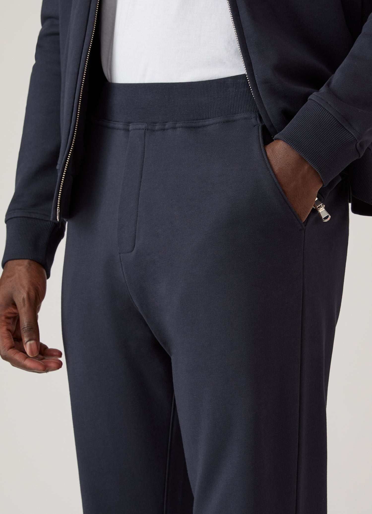 Men's Supima Loopback Sweatpants in Midnight Navy