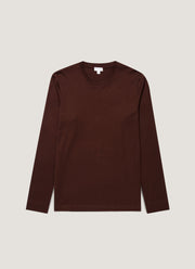 Men's Long Sleeve Riviera Midweight T-shirt in Bakelite