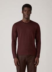 Men's Long Sleeve Riviera Midweight T-shirt in Bakelite