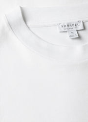 Men's Brushed Cotton T-shirt in White