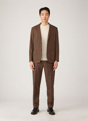 Men's Cotton Piqué T-shirt in Swansdown
