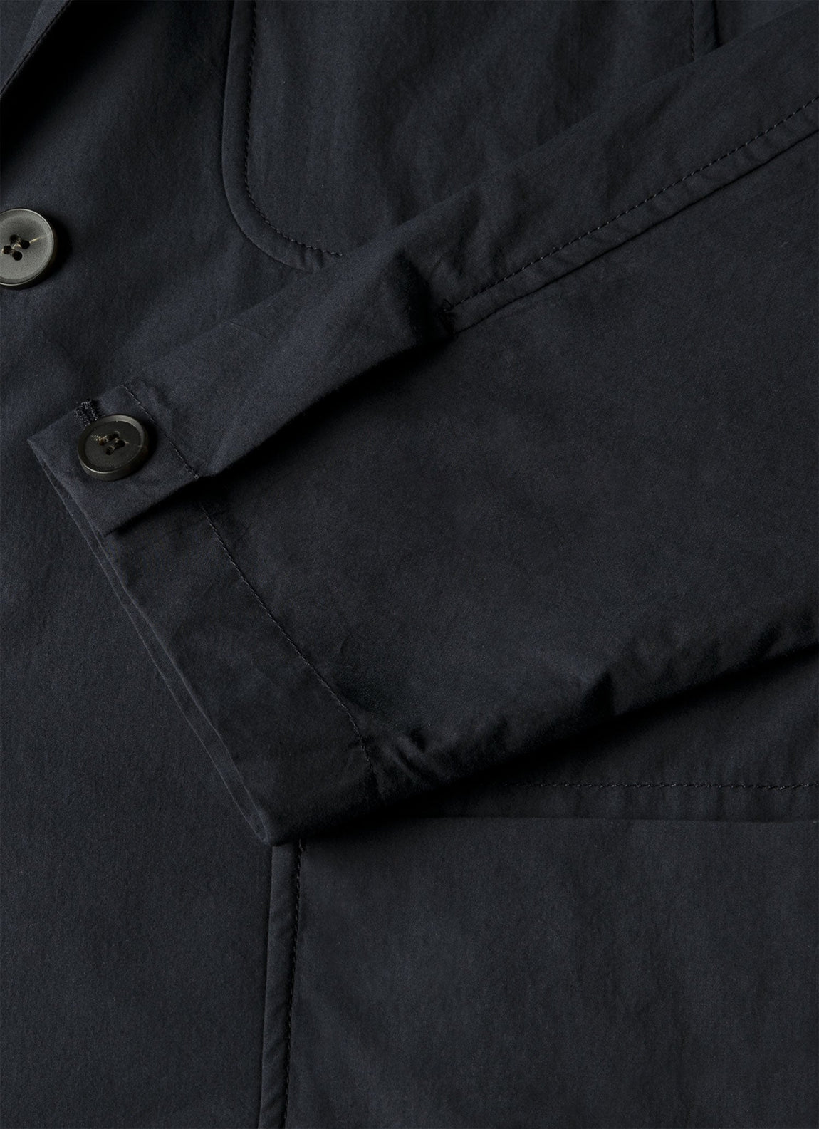 Men's Lightweight Cotton Poplin Blazer in Navy