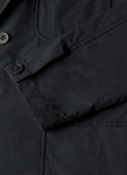 Men's Lightweight Cotton Poplin Blazer in Navy