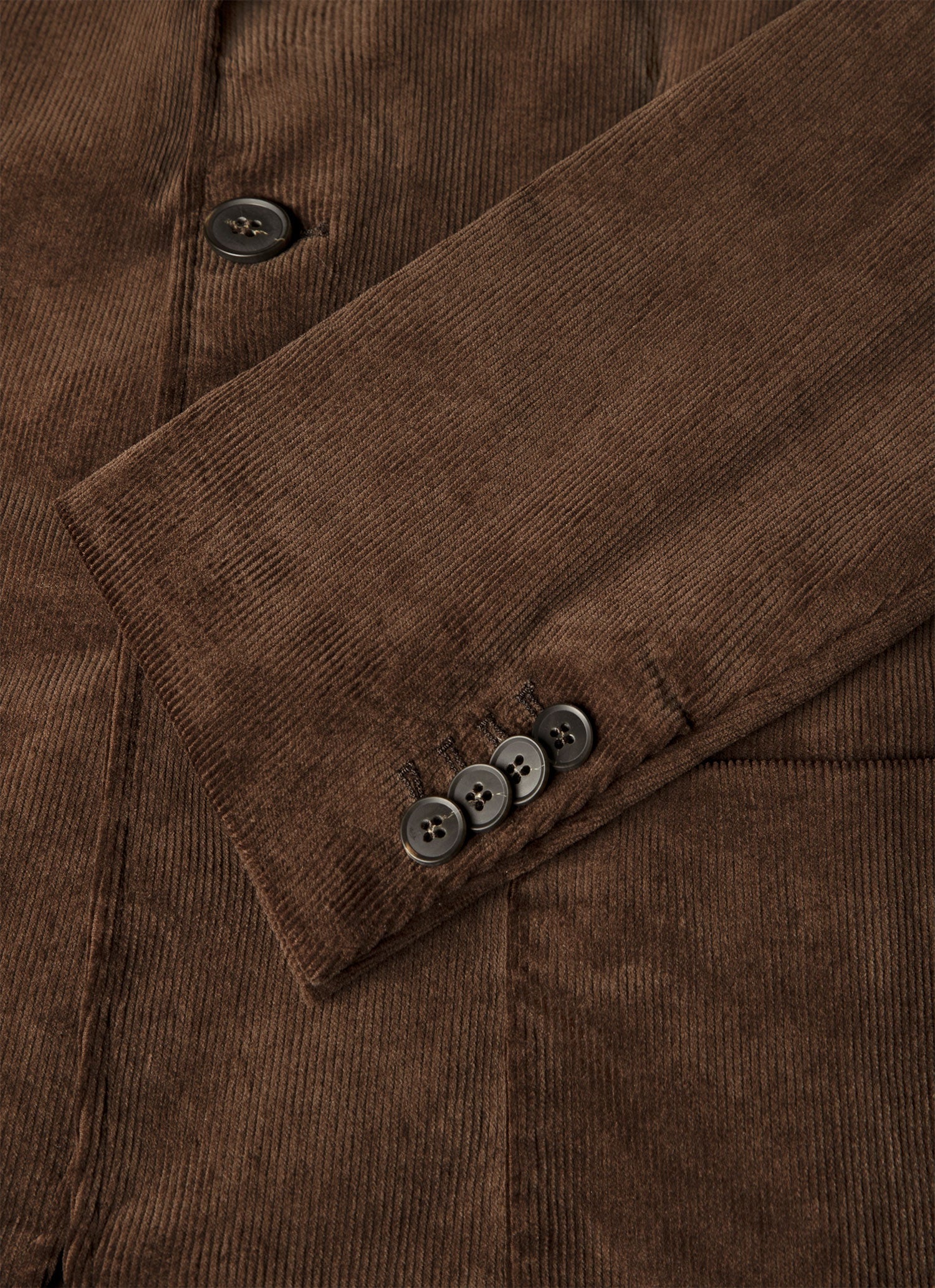 Men's Corduroy Blazer in Dark Chocolate