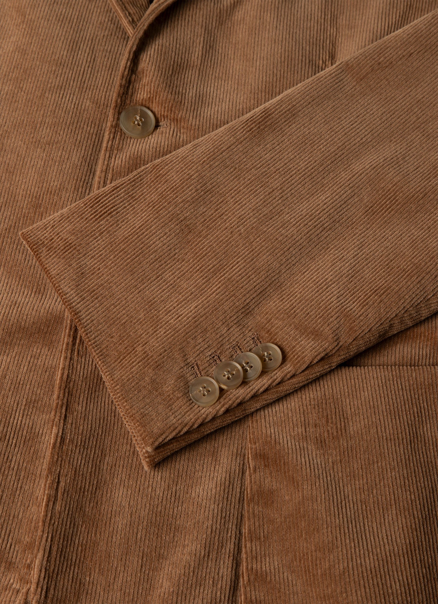 Men's Corduroy Blazer in Dark Beige