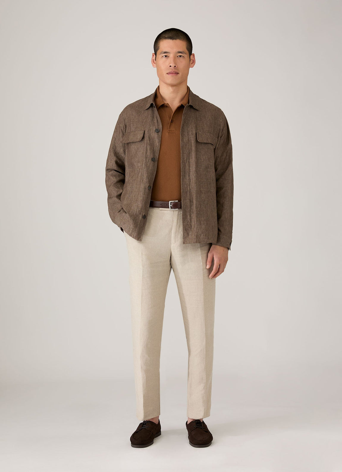 Men's Riviera Polo Shirt in Bronze