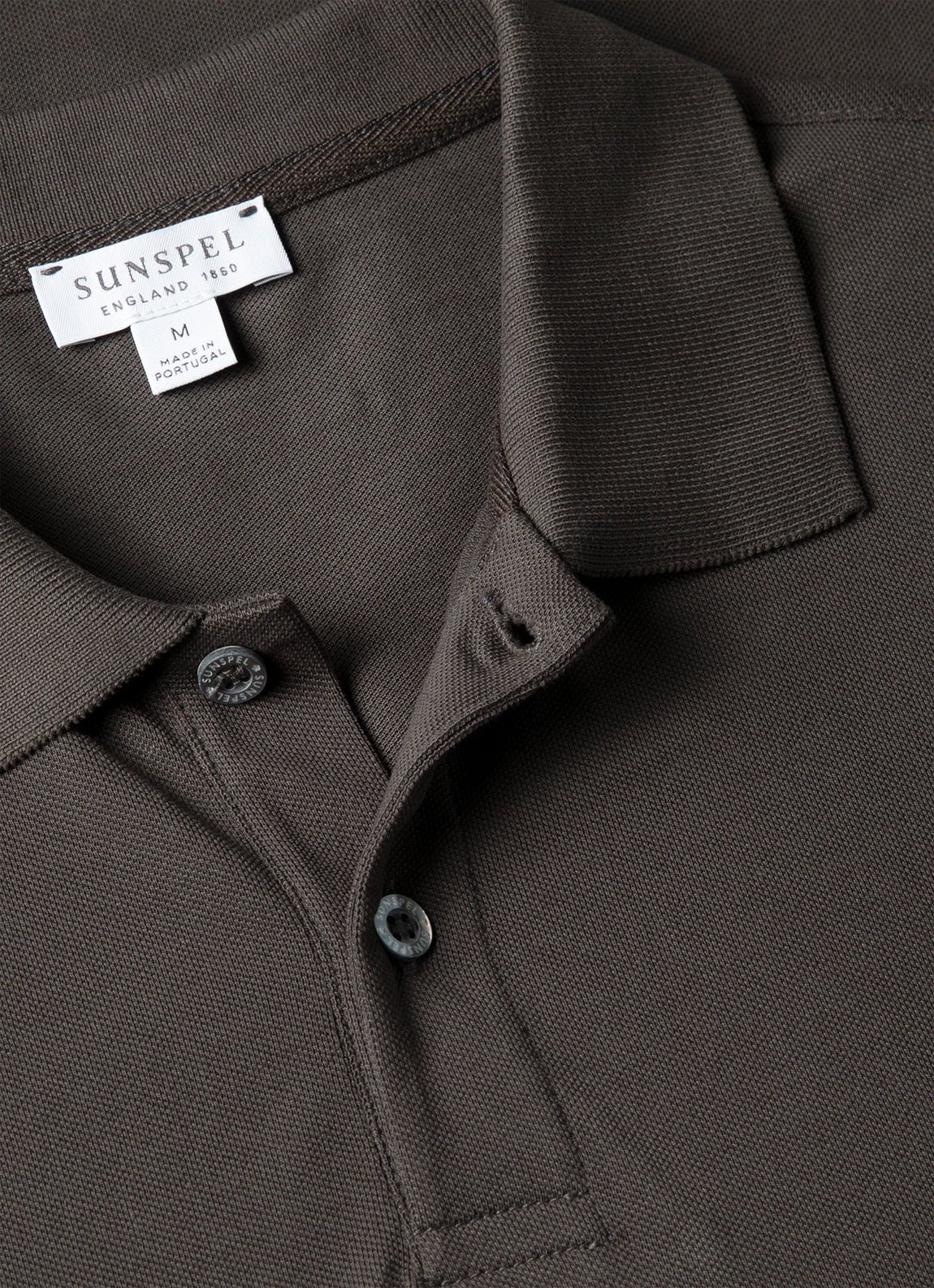 Men's Piqué Polo Shirt in Anthracite