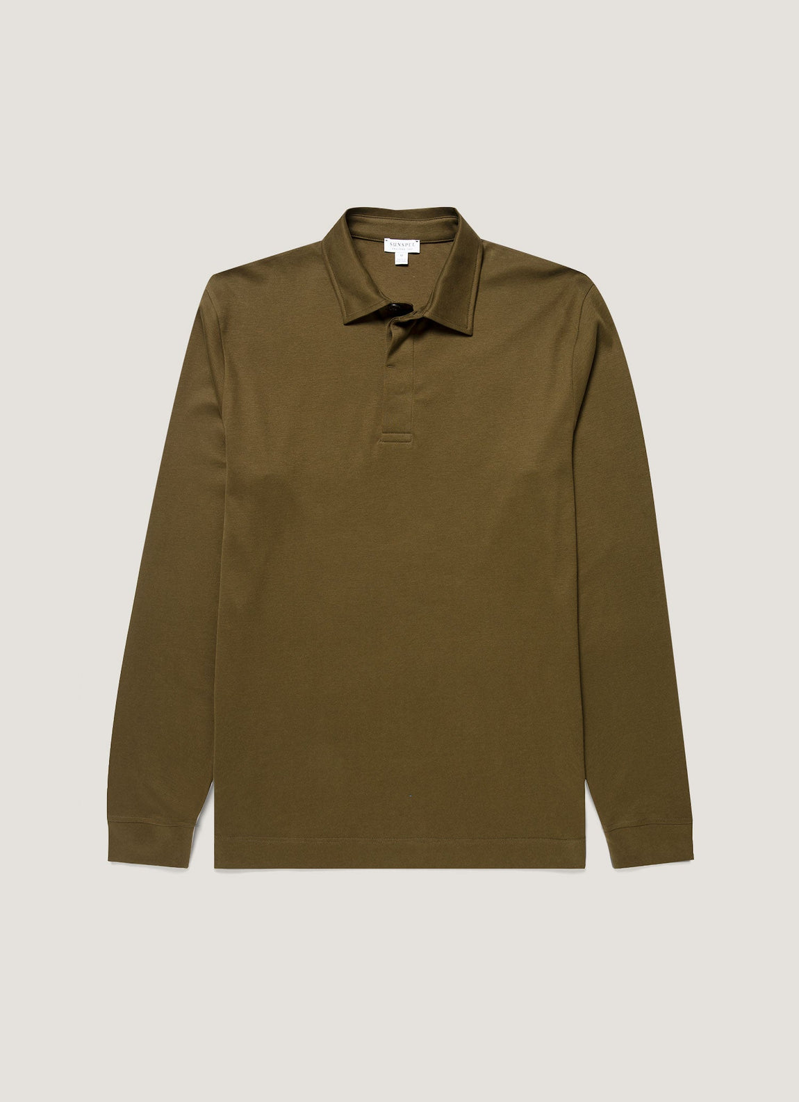 Men's Heavyweight Rugby Polo Shirt in Loden Green