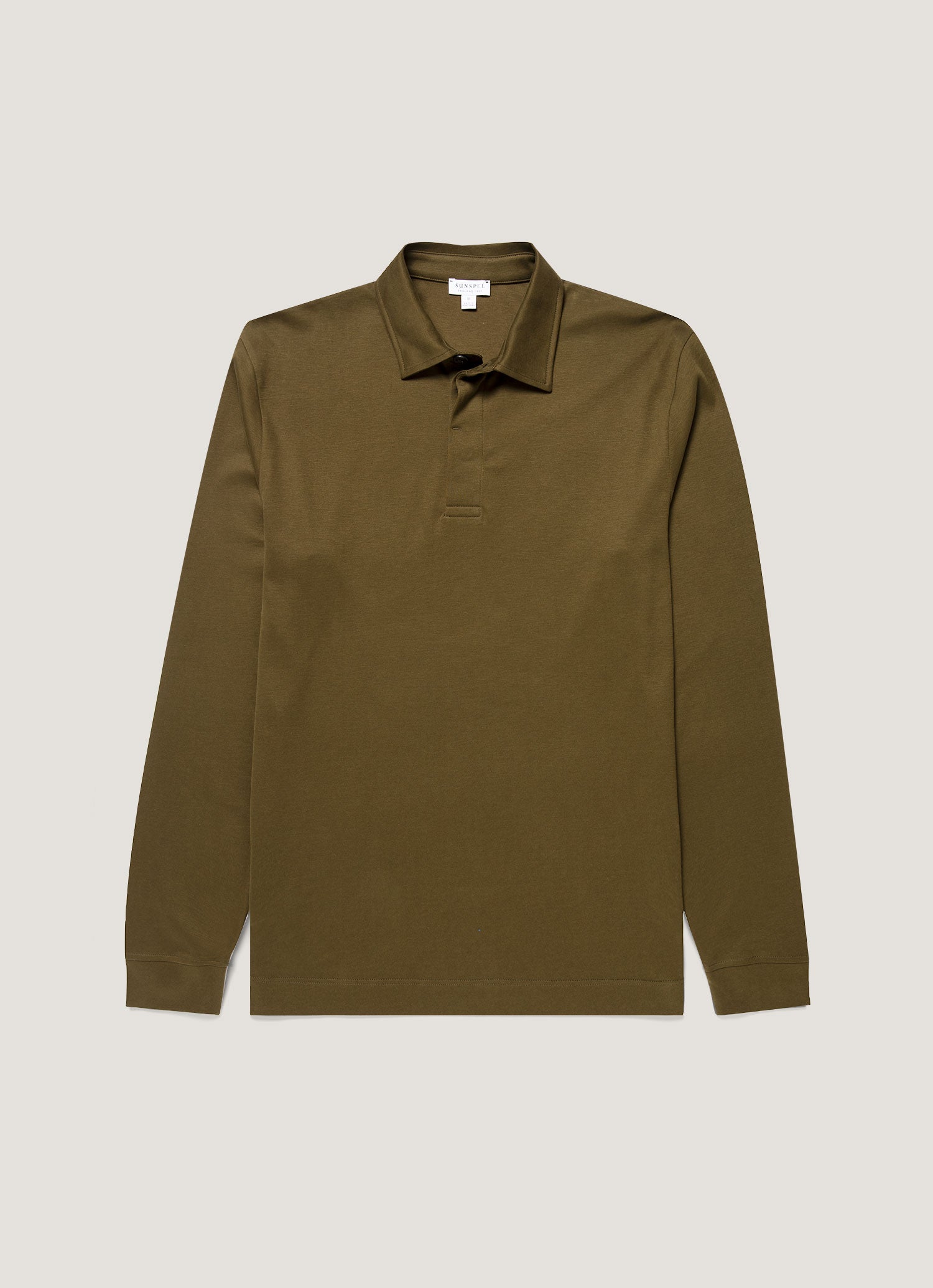 Men's Heavyweight Rugby Polo Shirt in Loden Green