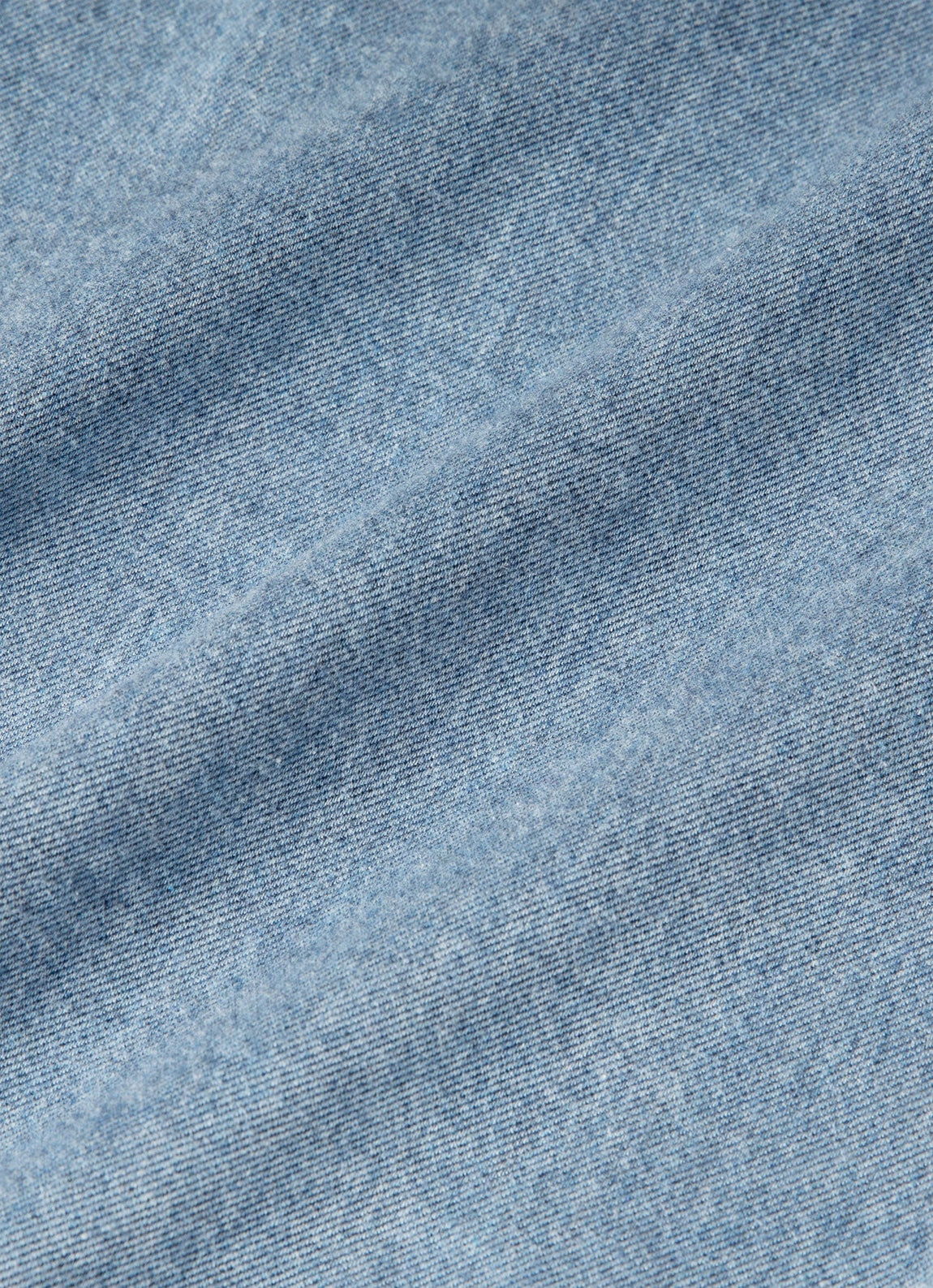 Men's Button Down Flannel Shirt in Powder Blue Melange