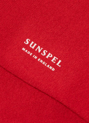 Men's Cotton Socks in Ruby Red