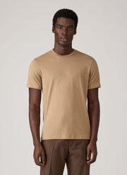 Men's Riviera Midweight T-shirt in Dark Beige