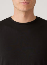 Men's Long Sleeve Tencel™ T-shirt in Black